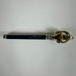 Gucci Horsebit Two Tone Tie Bar - Gold and Silver Authentic